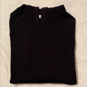 TNA Black Waffle Sweater